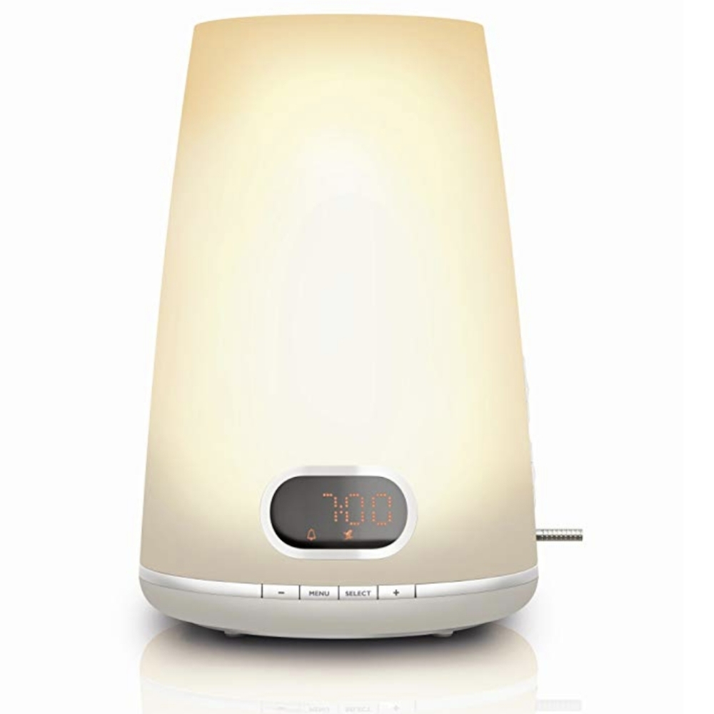 Wake-up light and alarm clock